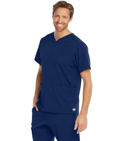 Skechers by BARCO Men's Aspire V-Neck Scrub Top and Structure Scrub Pant-SKT020 SK0215