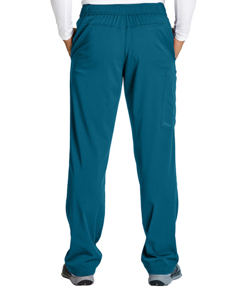 Grey's Anatomy by BARCO Spandex Stretch Men's Welt Pocket Solid Scrub Top and Cargo Scrub Pant-GRST009 GRSP507