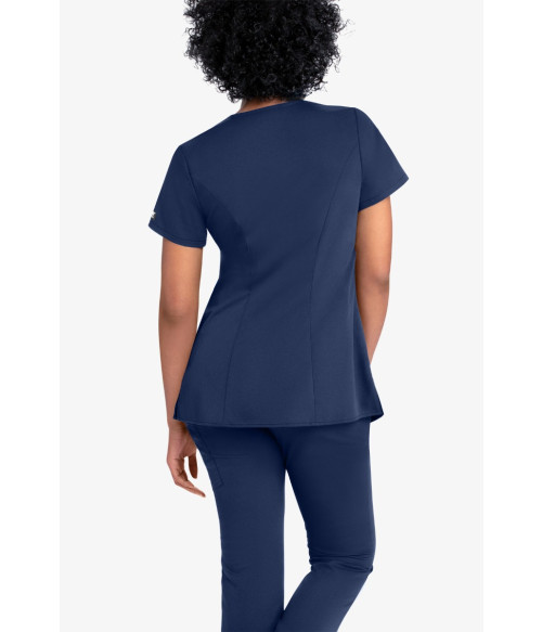 Grey's Anatomy by BARCO Classic Maternity Women's Lilah Solid Scrub Top and Lilah Scrub Pant-GRT094 GRP560