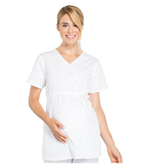 Cherokee Professoinals MATERNITY MOCK WRAP TOP with Pants - WW685 WW220